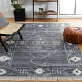 thumbnail image 5 of SAFAVIEH Kilim Derrick Tribal Wool Area Rug, Black/Grey, 5' x 8', 5 of 5