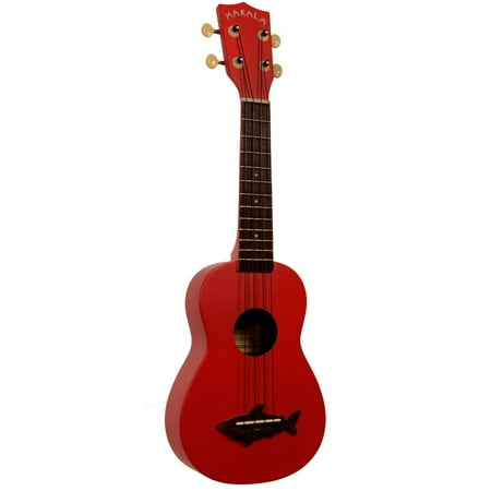 Kala Makala Shark Soprano Ukulele - Red
