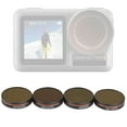 thumbnail image 1 of Filtre d'Objectif de Caméra d'Action Filtre d'Objectif d'Action d'Osmo Filtre d'Objectif d'Appareil Photo d'Action d'Osmo Filtre 4 Pcs Kit de Filtre d'Objectif d'Appareil Photo pour l'Action d'Osmo 8PL / 16PL / 32PL / 64PL, 1 of 8