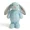 Blue, variant on Cute Rabbit Plush Toy, Floral Lop-Eared Bunny Plush Doll, Soft Huggable Stuffed Animal for Children, Birthday Gift, Home Decoration, Soft Cuddly Gift