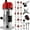 Red-new, variant on Gewna 800W Compact Wood Router with 1/4" Collet,30000 Rpm & Variable Speed, Includes 15 Pcs Bits,for Trimming,Grooving and Woodworking,Yellow