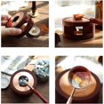 thumbnail image 3 of Wax Seal Warmer Melting Kit, Wax Beads Melting Furnace Stove Pot And Melting Spoon, Vintage Wax Melting Tool For Diy Arts Crafts Wax Stamp Invitation, 3 of 5