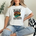 thumbnail image 2 of Proud Dad and Grandpa Family Gift, White Comfort Colors T-Shirt, Small, 2 of 3