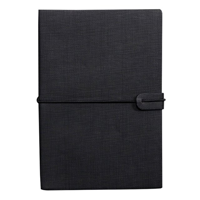1 Uds. Cuaderno Simple y a5 para reuniones de estudiantes de negocios, Bloc de notas, libro de contabilidad, negro