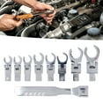 thumbnail image 4 of Replaceable Spanner Set, 180 Degree Rotating  Flare Nut Wrench   Vanadium Steel With Handle For Parts Fastening, 4 of 8