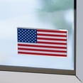 thumbnail image 2 of Auto Drive American Flag Flexible Aluminum Automotive Decal, Red, Blue, Chrome by 2.25" x 5.5", 2 of 8