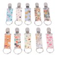 thumbnail image 2 of Elastic Hat Clip for Travel, 10pcs Hat Holder Clamp Colorful Pattern Multifunctional Knitting Hat Clip Bag Accessory for Traveling Bags, Backpacks, Purses, 2 of 9