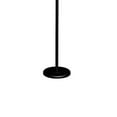 thumbnail image 4 of Benjara BM225116 Metal Round 3 Way Torchiere Lamp with Frosted Glass Shade, Black & White, 4 of 5