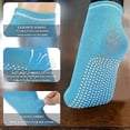 thumbnail image 4 of 8 Pairs Women's Non Slip Socks, Yoga Pilates Socks, Grip Sports Socks, Women's Fitness Sportswear Accessories Gifts, 4 of 5