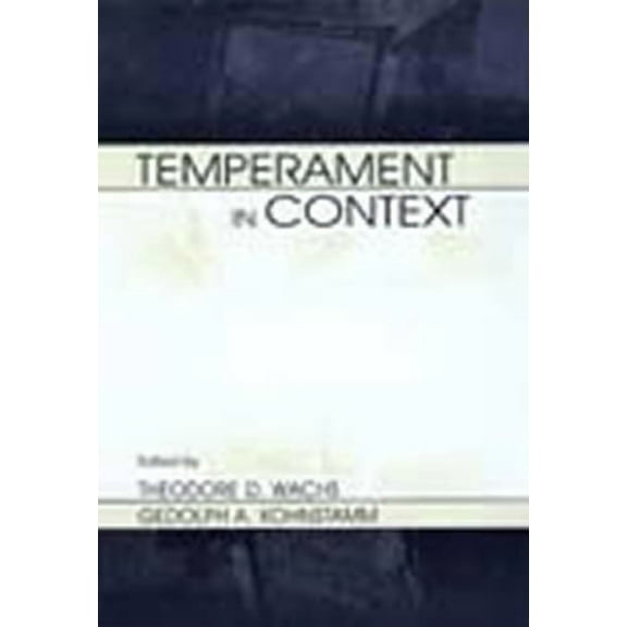 Temperament in Context, (Hardcover)