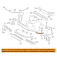 thumbnail image 3 of For 16-19 RX350/RX450h Front Bumper Cover Lower Mount Brace Bracket Driver Side, 3 of 5
