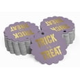 thumbnail image 2 of Inkdotpot Gold Foil Paper Hang Tags Trick Or Treat Halloween Favor Tags 50 Pieces, 2 of 6
