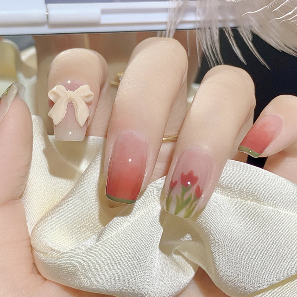 Tulip nails, Gel nails, Nails