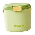 thumbnail image 3 of Cubo de hielo portátil mantener contenedor helado contenedor de almacenamiento de hielo para actividades al aire libre en casa buffet entretenimiento Verde, 3 of 8