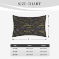 thumbnail image 4 of Goofa Retro Excavator Pattern Pillow Case – Plush & Soft Cushion Cover, Hypoallergenic Throw Pillow Case for Comfortable Sleep with Envelope Closure-16"x24", 4 of 6