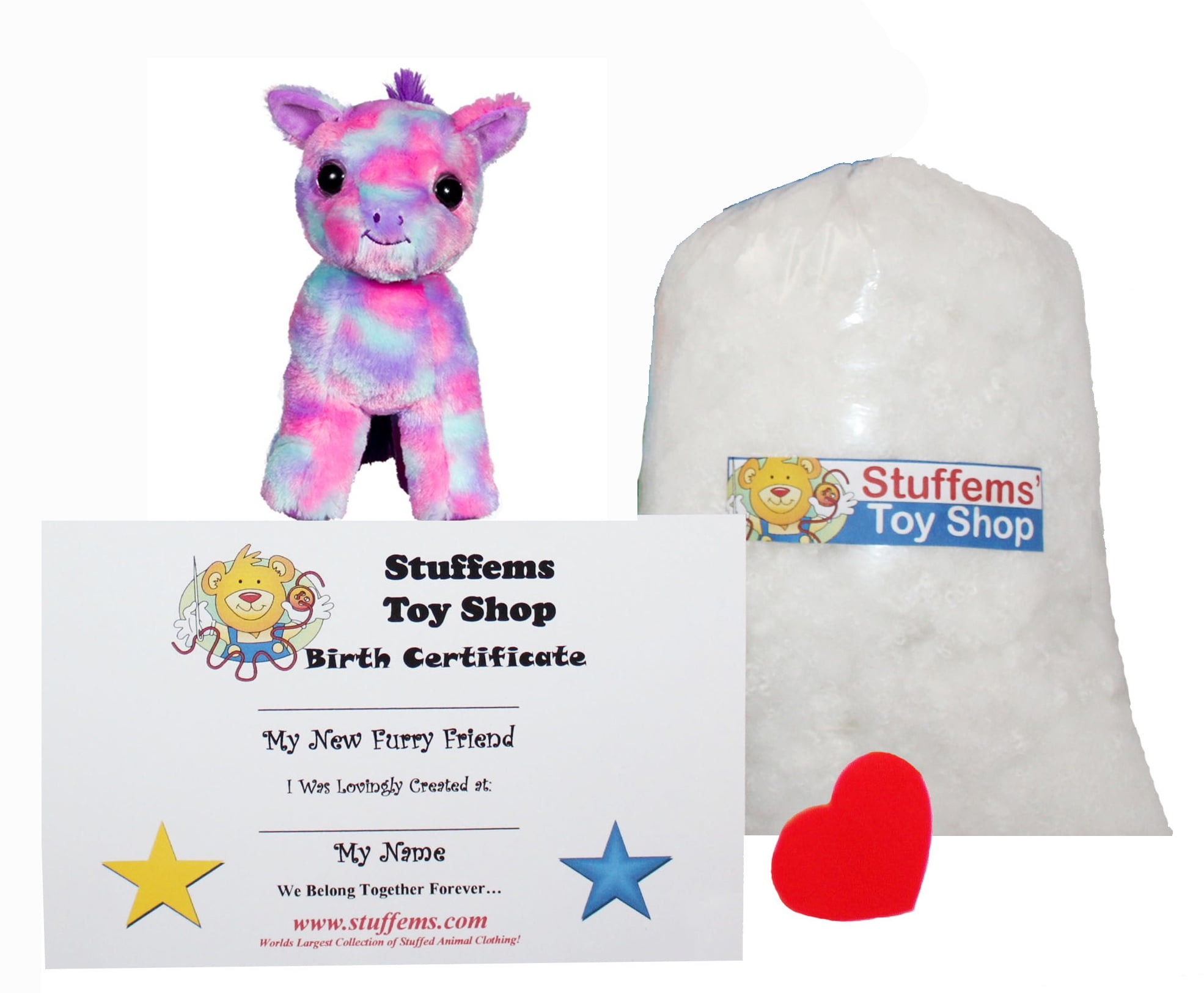 Make Your Own Stuffed Animal Mini 8 Inch Jelly Bean the Pony Kit No