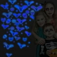 thumbnail image 5 of Different Bats Skull Pumpkin Sticker,DIY Halloween Glow in The Dark Bats Skull Star Wall Decals,Self-Adhesive Luminous Bat Pumpkins Stickers Decoration for Party Favors Windows Cling, 5 of 6