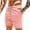Pink_#63002, variant on Homozy Mens Corduroy Shorts Drawstring Elastic Waist Shorts with Pockets Casual Drawstring Summer Beach Shorts