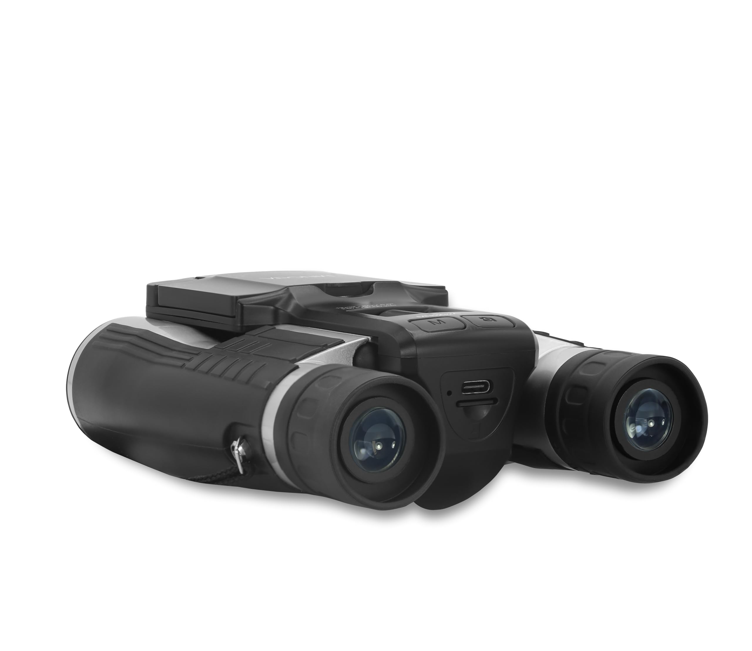 Minolta MN1232A 12x32 Digital Binoculars- 4K UHD Video Camera, 48MP Photo, 8X Digital Zoom, IPS Anti-Glare Screen, Fog-Resistant Optics, Compact, Ideal for Birdwatching & Travel Hunting