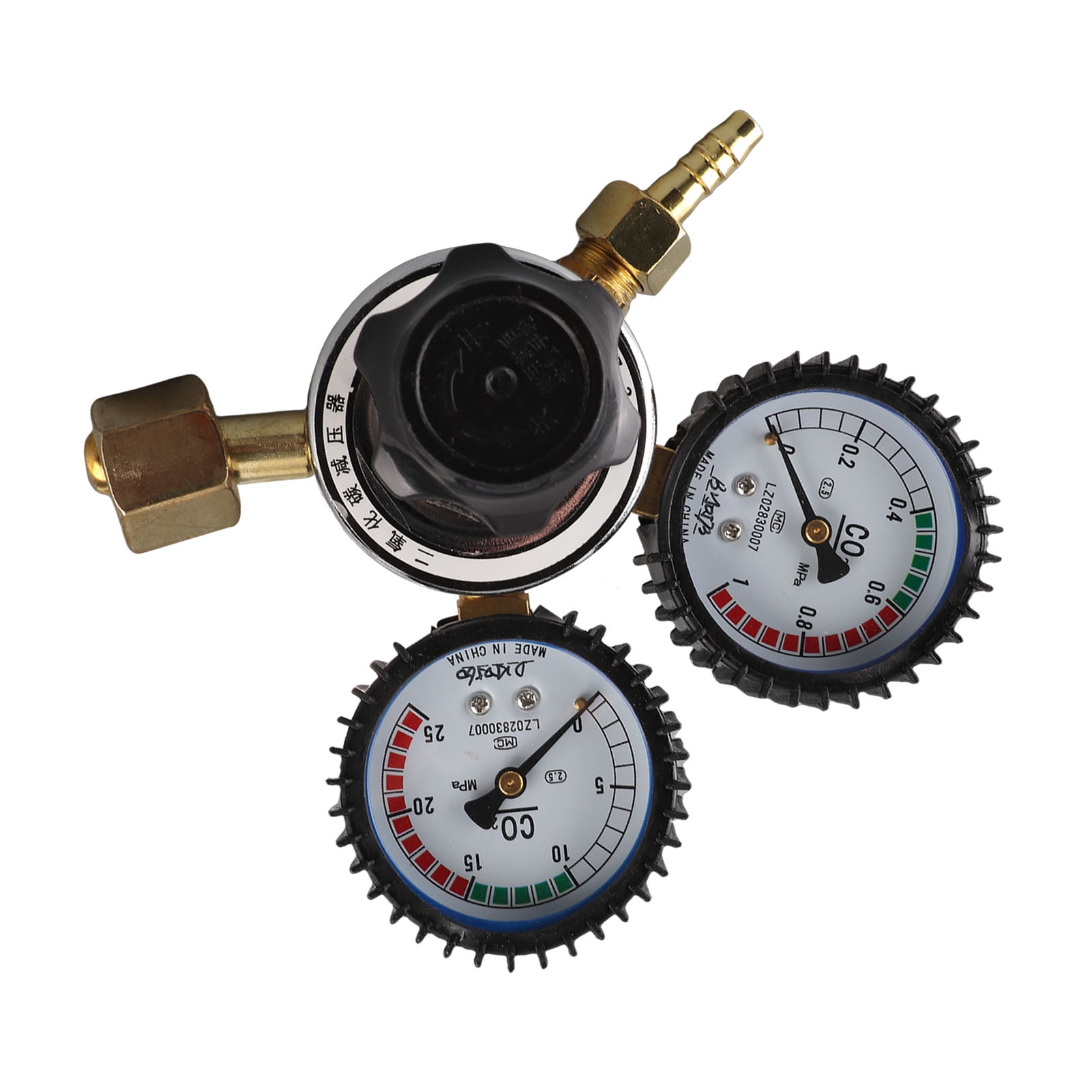 Yajisi Carbon Dioxide Regulator 2 Gauge CO2 Pressure Regulator for Welding Cutting Electronic Industries