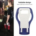 thumbnail image 3 of Porte-gobelet Portable, Porte-Gobelet Pliable en Plastique, Porte-Gobelet Réutilisable avec Poignée, Transporteur de Boissons, Porte-Gobelets 4 Trous, Rangement Compact, Léger, 3 of 7