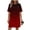 Red, variant on Kvture Women’s Casual Summer T Shirt Dress Gradient Short Sleeve Crewneck Tunic Dresses Beach Vacation Dress with Pockets Light Blue