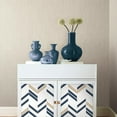 thumbnail image 6 of Chevron Stripe Peel and Stick Wallpaper, 6 of 35