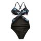 thumbnail image 5 of Traje de Baño Mujer Traje de Baño Monokini Push Up Para Mujer, de Cintura Alta, Cruzado, Para Playa y Piscina., 5 of 6
