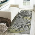 thumbnail image 5 of Dalyn Brisbane Area Rug BR6 Br6 Gold Gold Thicket Leaves 2' 3" x 7' 6" Rectangle, 5 of 5