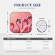 thumbnail image 3 of Fotbe Cool Flamingos Sunglasses Scene Juego de 2 Piezas de Parasoles para Parabrisas | Bloqueador Solar para Auto | Accesorios Plegables para Protección Solar Interior-Medium, 3 of 6