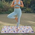 thumbnail image 5 of XYZCANDO Butterfly Floral Easy Install Towel Car Seat Cover for Beach Travel, Sweatproof Non-Slip Car Seat Cover Towels, 5 of 11