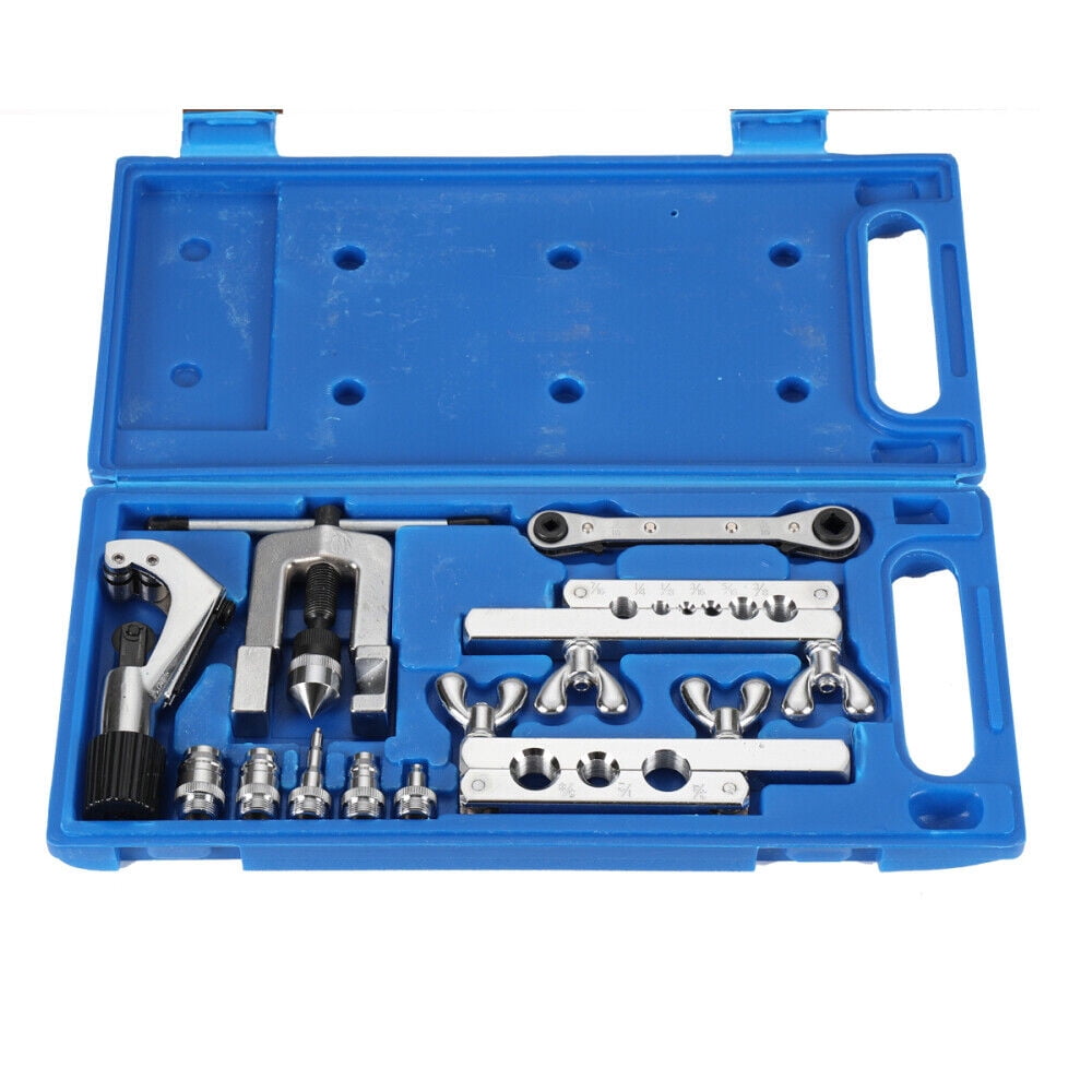 SUDEG Swaging Tool Kit Flaring Tool Tube Cutter Rachet Wrench Swag Tool Auto Plumbing