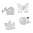 thumbnail image 2 of Diseños de tortugas, ballenas, peces y papillones: pinzas para manteles de acero grueso y elegantes para mejorar la configuración de la mesa, 2 of 8