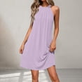thumbnail image 2 of MEICHEN Summer Sleepshirts for Women Women's Pajama with Built In Bra Home Wear Sleeveless Long Dress Cotton Loose Fitting Dress Womens Home Essentials Fashion Clothing, 2 of 4