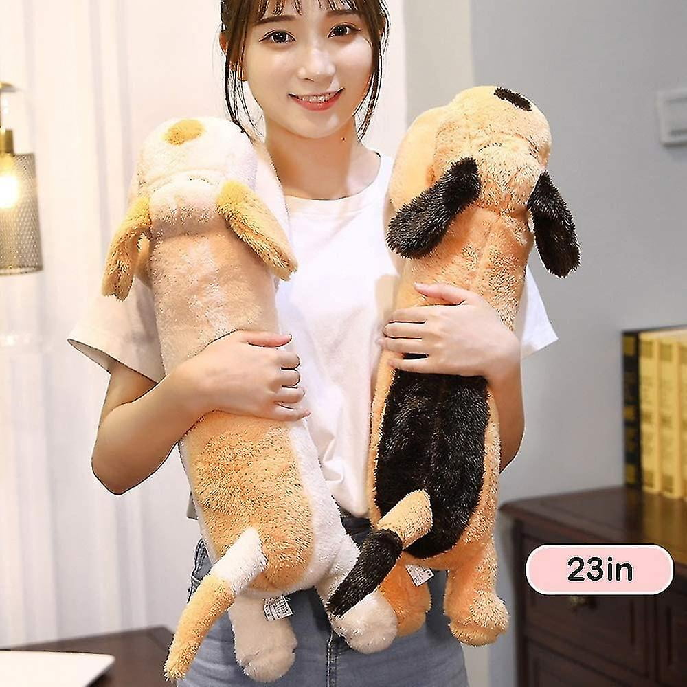 Tianing Giant Stuffed Puppy Dog Big Plush Extra Large Stuffed Animals Soft Plush Dog Pillow Big Plush Toy For Girls Kids Rice White 51in 130cm Other