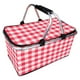 thumbnail image 2 of Cesta de almacenamiento plegable, cesta de picnic plegable con patrón de cuadros Oxford, cesta de picnic aislada, acabado de lujo, 2 of 8