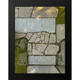 thumbnail image 2 of Grayscale 19x24 Black Modern Framed Museum Art Print Titled - Stone Stripe V, 2 of 5