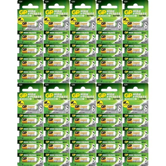 GP A23 GP23AE 21/23 23A 23GA MN21 12v Alkaline 50 Batteries