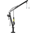 thumbnail image 4 of Olurrisa Heavy-Duty 2000LB Capacity Truck Bed Crane - Hydraulic Hand Winch Lift with 44"-59" Extendable Boom & 5"-82.5" Lift Range (black), 4 of 9