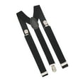 thumbnail image 2 of Eoperou Unisex Elastic Strap Suspenders Y-Back Braces Solid Color Anti-break Wedding Suit Adjustable Strap Party Daily Accessory, 2 of 8