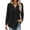 Black Tops for Women, variant on Tops for Women Long Sleeve Button V Neck Tshirts Womens Loose Casual Basic Fall Tops with Pockets