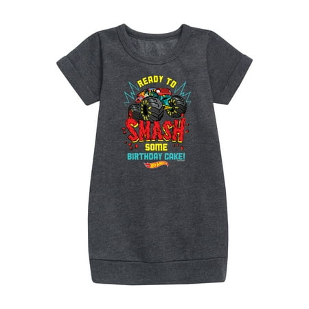 

Hot Wheels - Ready To Smash Cake - Toddler And Youth Girls Fleece Dress