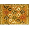 thumbnail image 1 of Ahgly Company Indoor Rectangle Persian Yellow Traditional Area Rugs, 3' x 5', 1 of 4