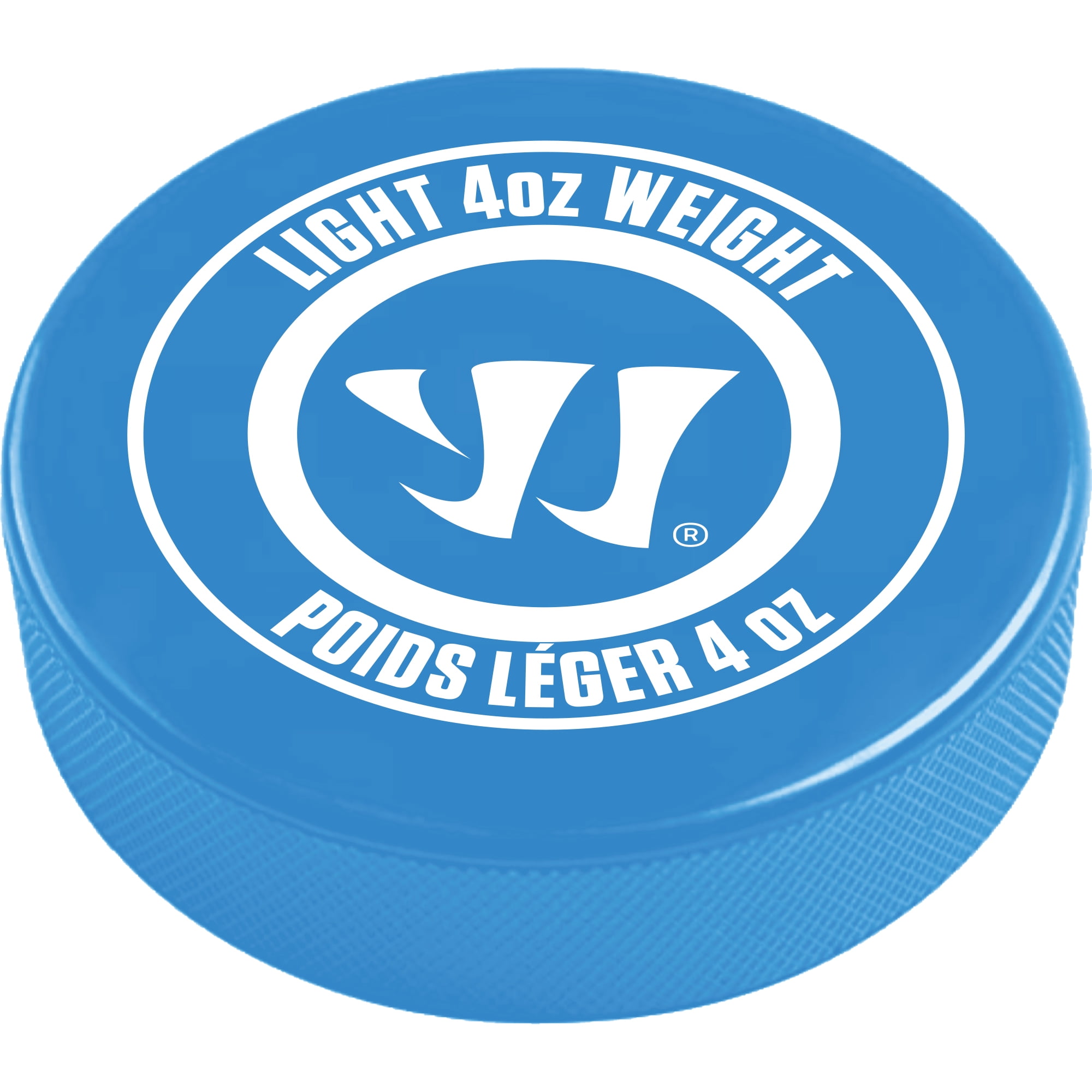 (12 pack) Warrior 4oz Rubber Hockey Puck - Blue Puck - 3" x 1" - Designed for Youth Hockey and Training 1 Each