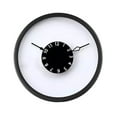 thumbnail image 4 of Reloj de pared decorativo, silencioso, moderno, sencillo, decoración de pared colgante de 10 pulgadas para granja, cocina, oficina, inauguración de la Negro, 4 of 8