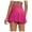 Rose red, variant on Athletic Skort Skirts for Women High Waisted Pleated Athletic Skort with 4 Pockets, Tennis Golf Running Casual Wear Orange XXS