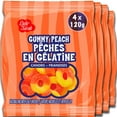 thumbnail image 1 of Lady Sarah Candy Bags - Gummy Peach Rings, 120g (4 Pack), 1 of 6