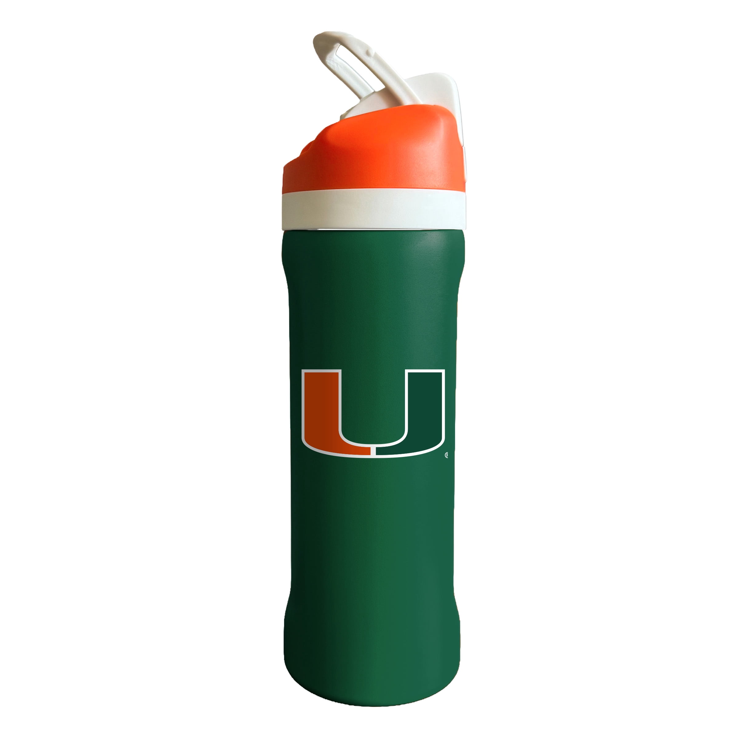 NCAA Miami Hurricanes 24 Ounce Fliptop Wtrbtl
