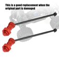 thumbnail image 5 of Greensen 1pair Front Rear Drive Shaft CVD Dogbone Upgrade Part for TRAXXAS XMAXX 1/5 Car, Rear Drive Shaft, RC Rear Drive Shaft CVD, 5 of 5