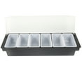 thumbnail image 3 of WRISTBIQUE Black Plastic Snack Container Divided for Home Storage, 3 of 7